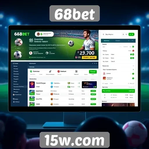 Experiência do usuário no site 68bet